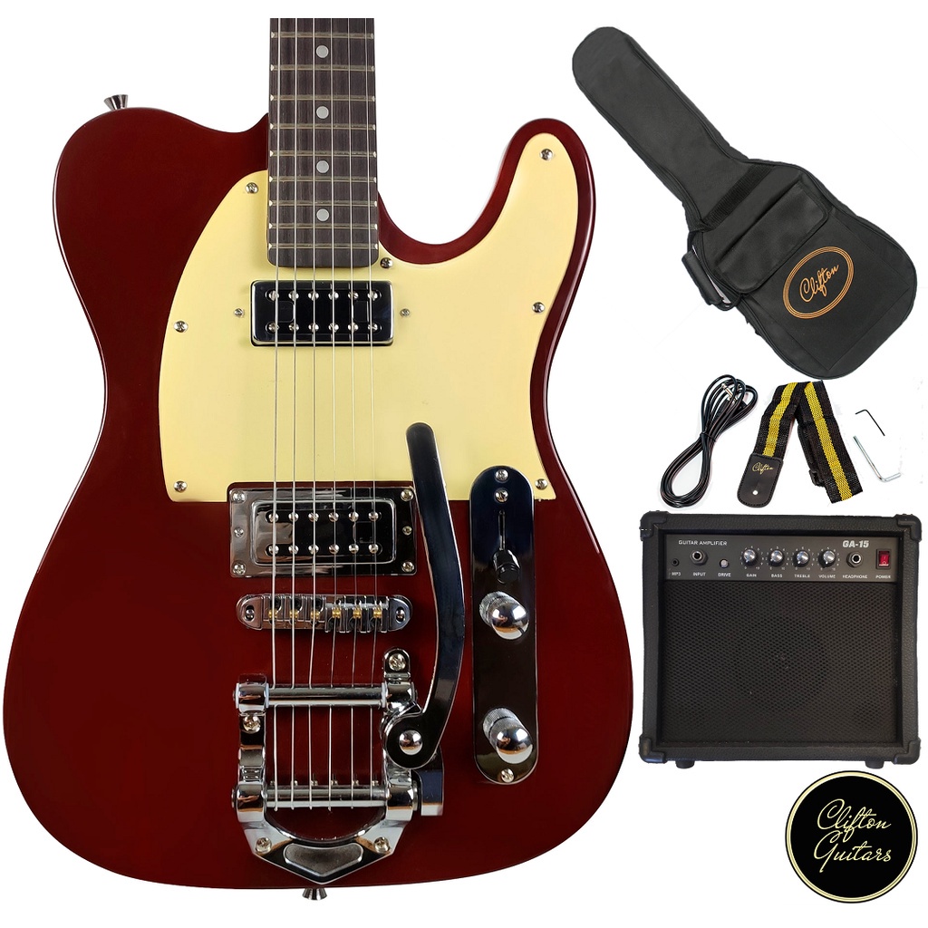 Clifton Jazz Telecaster JM1 Humbucker Electric Guitar Shopee Philippines