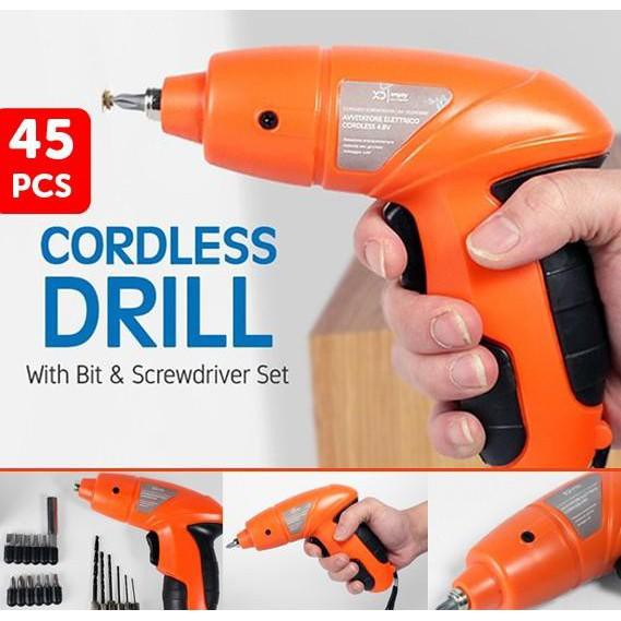 Tiken TUOYE Cordless Screwdriver 45pcs Set Shopee Philippines
