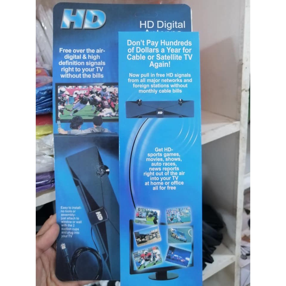 HD DIGITAL TV INDOOR ANTENNA Shopee Philippines
