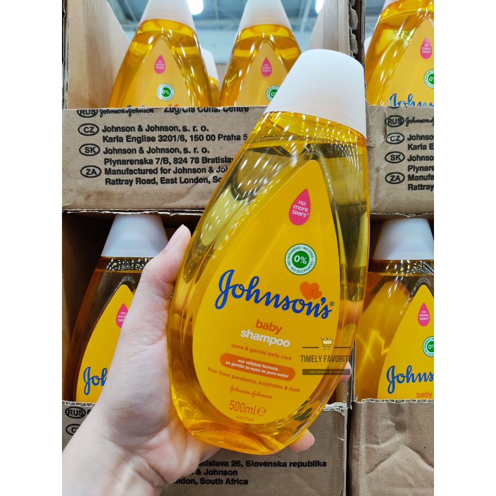 Johnson's Baby Shampoo, TearFree with Gentle Formula 500ml Shopee Philippines