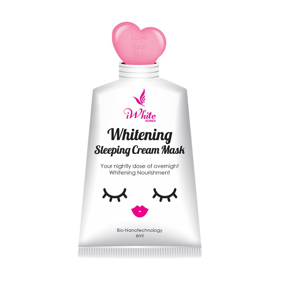 iWhite Whitening Sleeping Cream Mask 6ml Shopee Philippines