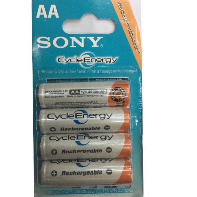sony rechargeable battery AA/AAA(4PCS) Shopee Philippines