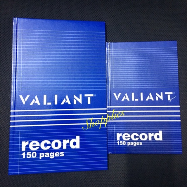 Valiant Record Book / Log Book Shopee Philippines