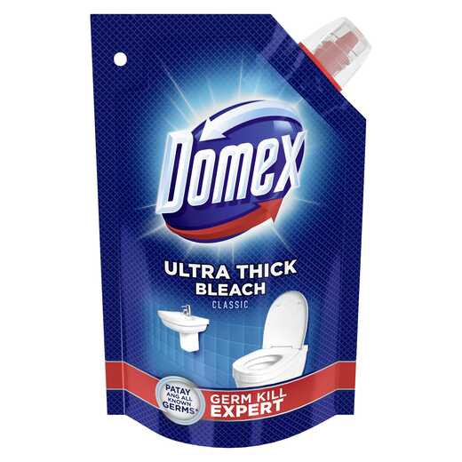 Domex Ultra Thick Bleach Toilet Cleaner Classic 140ML Pouch Shopee