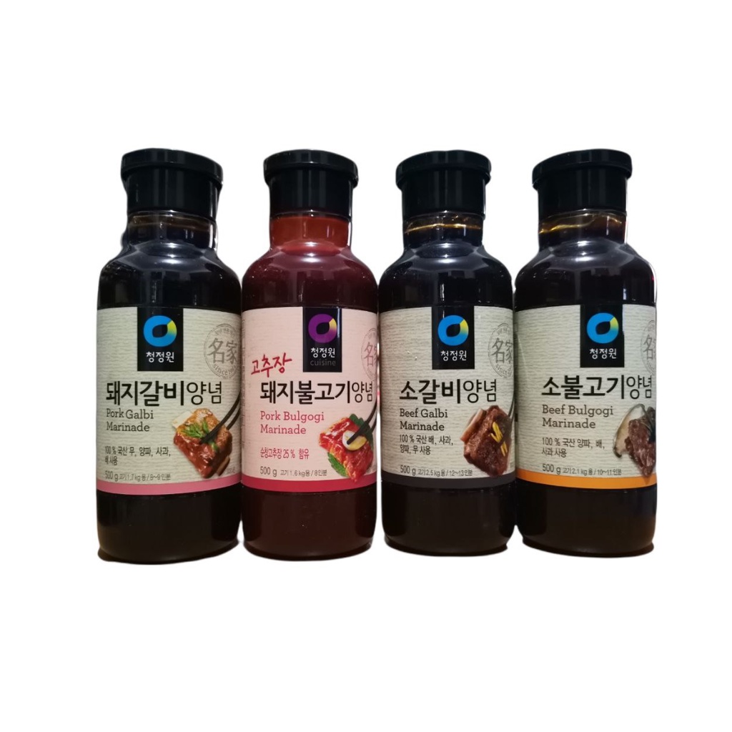 Daesang Pork Galbi / Pork Bulgogi / Beef Galbi and Beef Bulgogi
