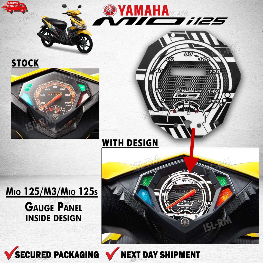 Yamaha Mio i 125 M3 Gauge panel inside design / speedometer dashboard