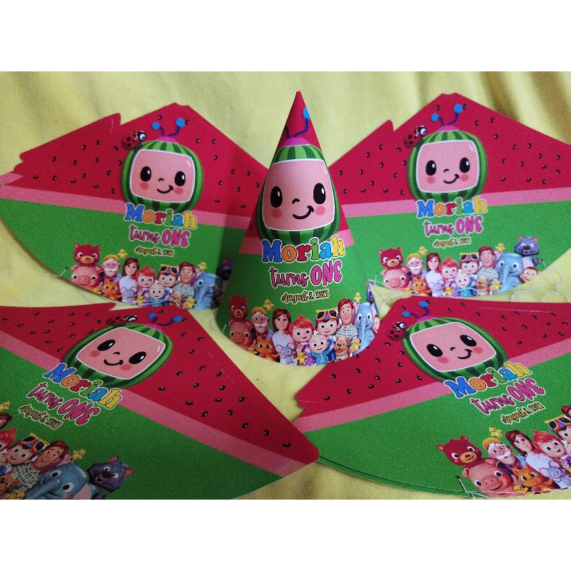 10pcs. Party hats (Pakwan Design) Shopee Philippines