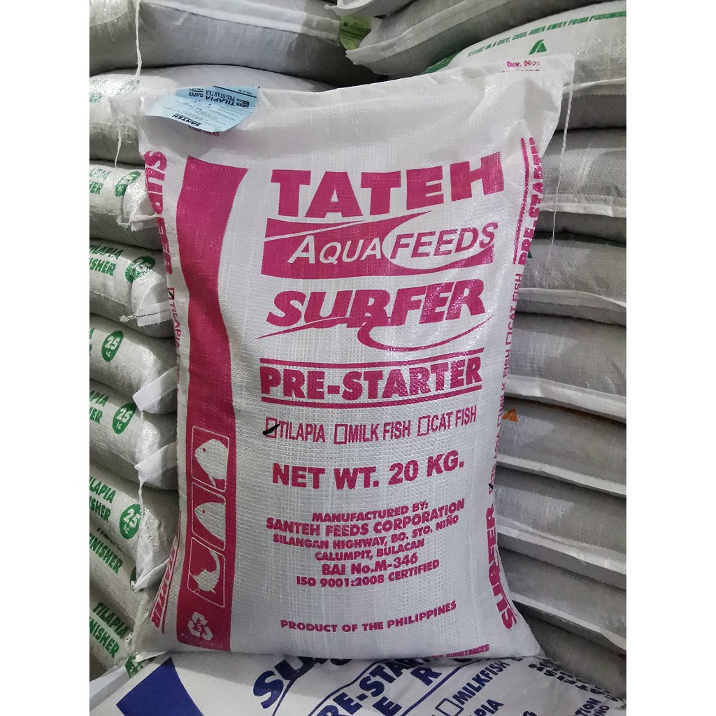 Tateh Aquafeeds 500grams Surfer PreStarter Tilapia Catfish Milkfish