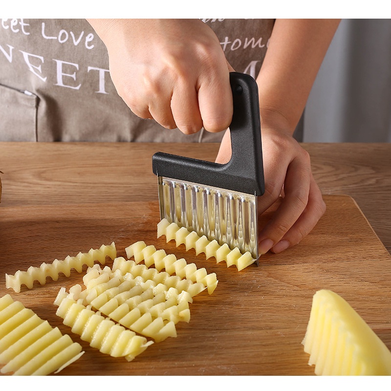 Potato Slicer Potato Wave Cutter Kitchen Noodle Knife Creative Potato