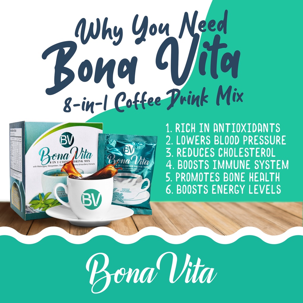 BUY 5 GET 1 BOX FREE Bonavita 8 in 1 Coffee All Natural with Mangosteen