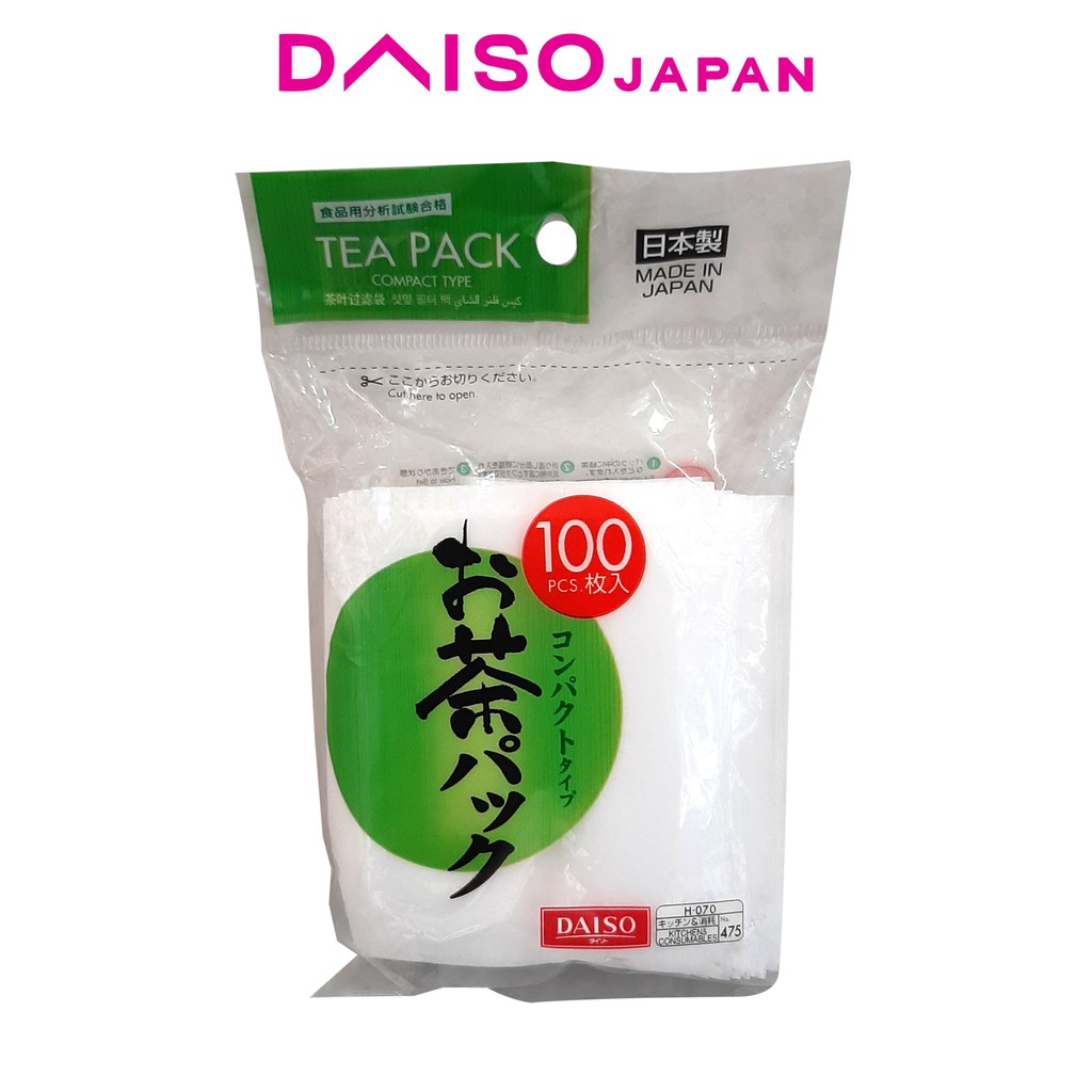 Daiso Tea Bag Filter Pack for Bulk Order 50 pcs Shopee Philippines