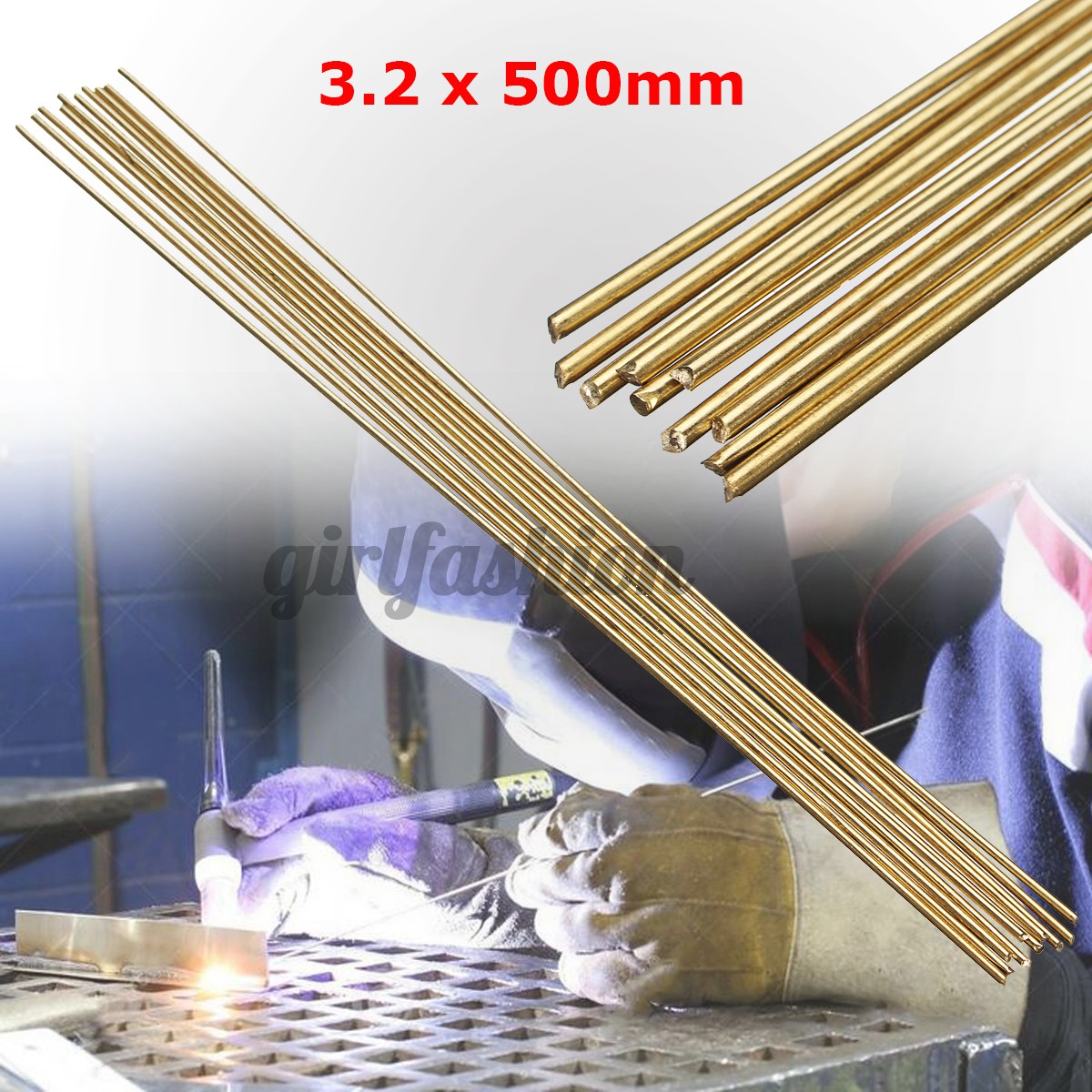 10 x Sifbronze Brazing rods 1.6mm x 250mm BRAZE COPPER STEEL STAINLESS BRASS Brass 1.6mm x 250mm