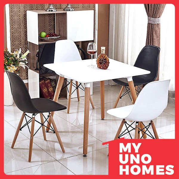MYUNOHOMES Square Scandinavian Design Dining/ Coffee Table (24 Seaters
