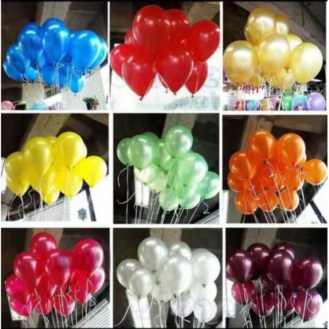 10" Metallic Balloons (12pcs) Party Decoration Balloons Party Needs