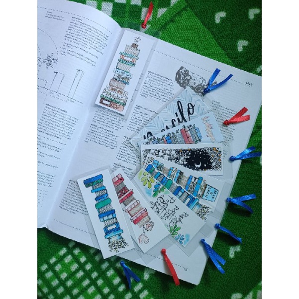 Customized Bookmarks Laminated 3pcs in 1 order Free Layout Shopee