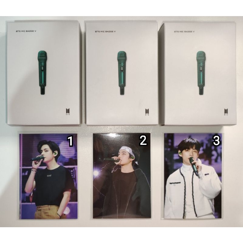 [ONHAND] BTS Hybe Insight Mic Badge V / Taehyung Shopee Philippines
