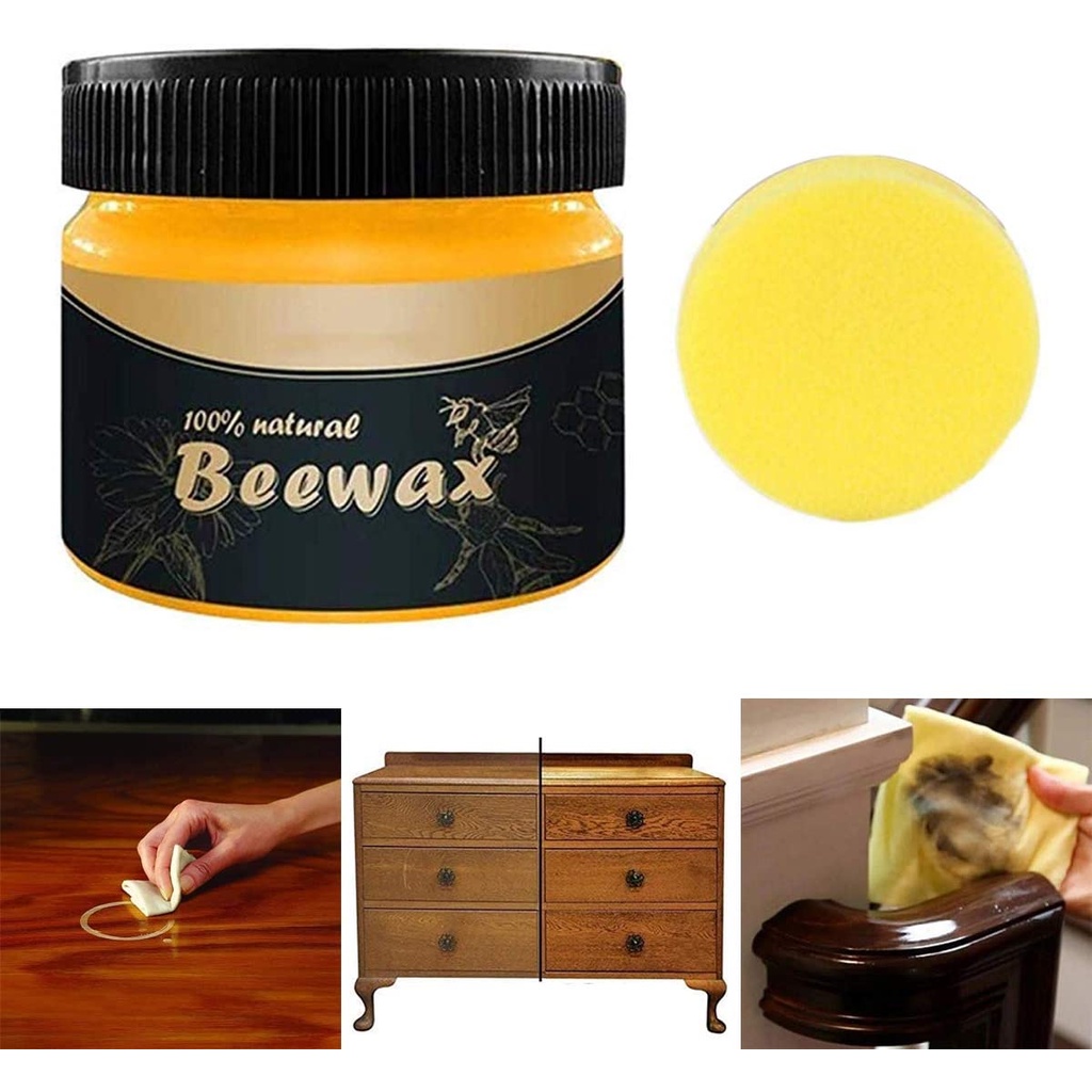 Beewax Furniture Wood Polish Polisher Polishing Compound Wax HAYAHAY