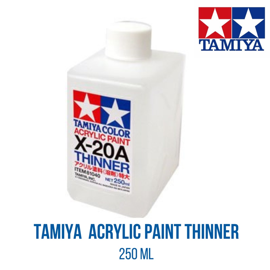 Art Hubtamiya Acrylic Paint Thinner 250 ml X20A (Original Airbrush Painting Thinner, Brush