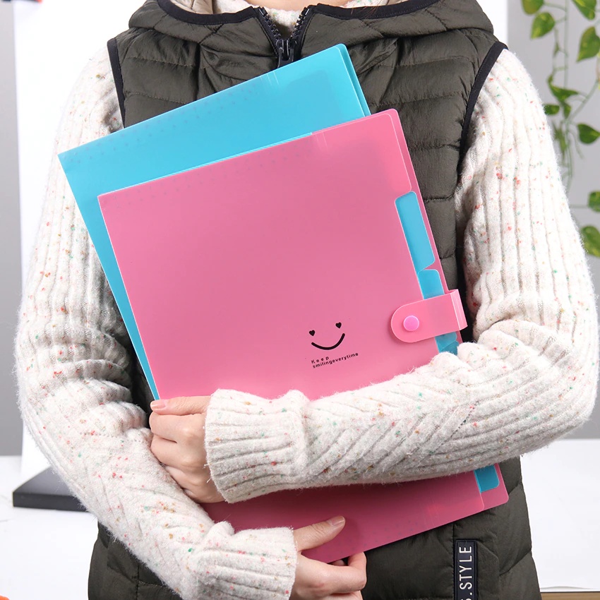 A4 Document Bag Pouch Bill Folder Holder Organizer Office Stationery