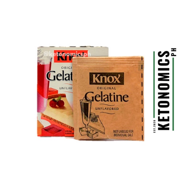Knox Original Unflavored Gelatin for Keto & LowCarb Diet Shopee