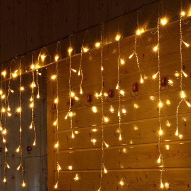 96L LED waterproof curtain light Christmas light with controller lights
