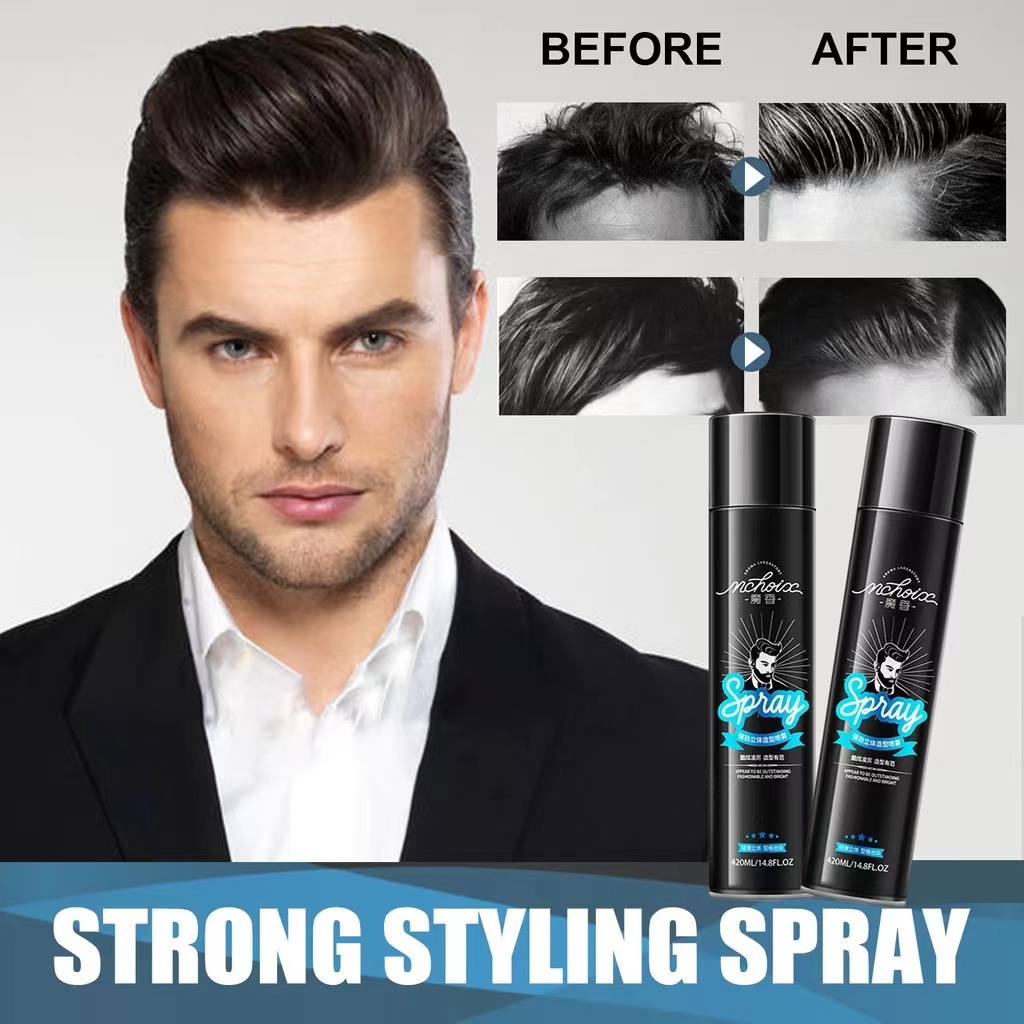 Hair Spray Hair Strong Styling Dry Gel Moisturizing Longlasting Hair
