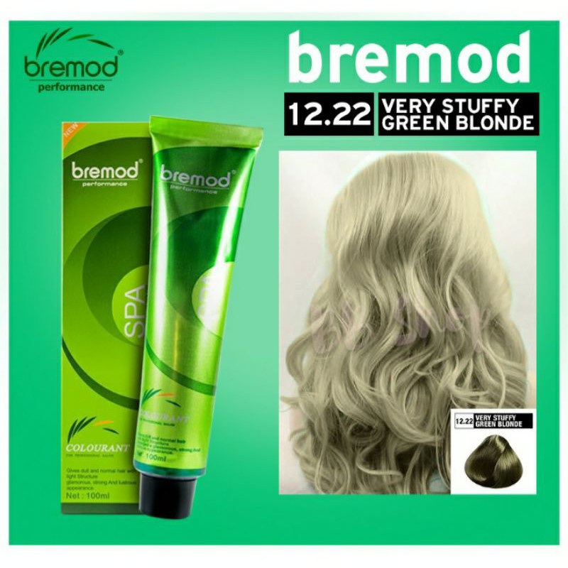 Bremod performance Haircolor 12.22 (Very stuffy green blonde) 100ml