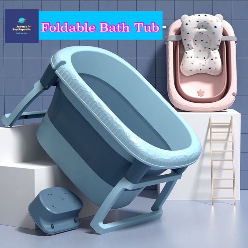 JTR Big Bath Tub for Babies and Toddlers Large Foldable Bath Tub with
