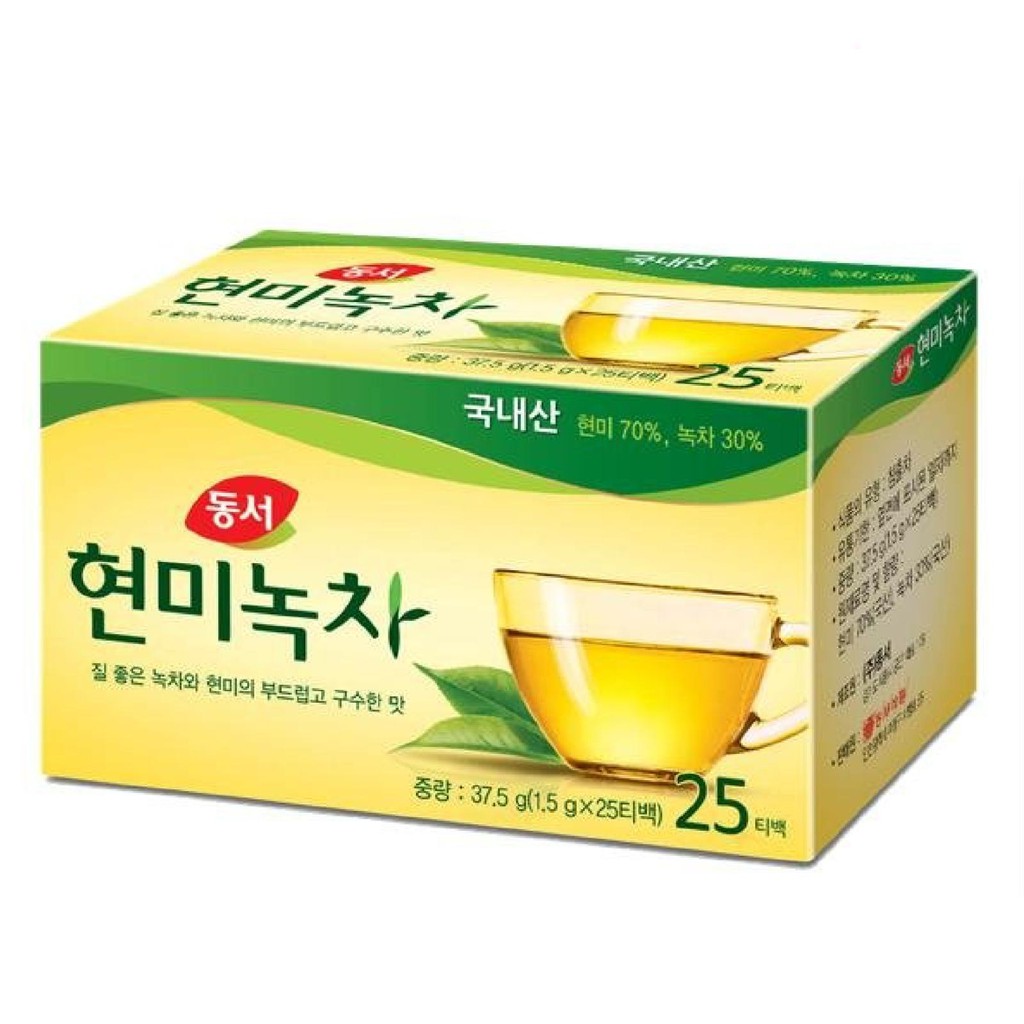 Korean Brown Rice Green Tea 25t Shopee Philippines