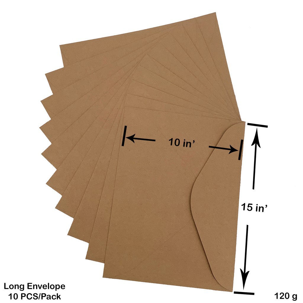 Long Brown Envelope 50pcs in a pack Shopee Philippines