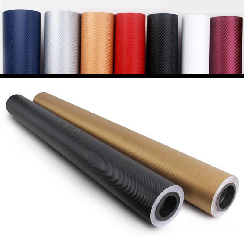 1.52*28m 4D Carbon Fiber Vinyl Car Wrap Sheet Roll Film Car stickers
