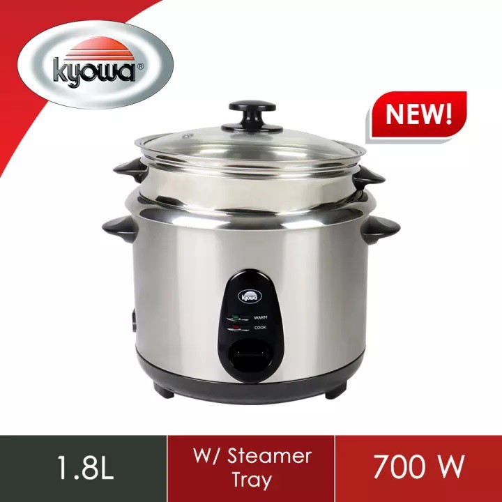 Kyowa Rice Cooker 1.8L 10 cups KW2040 Stainless Shopee Philippines