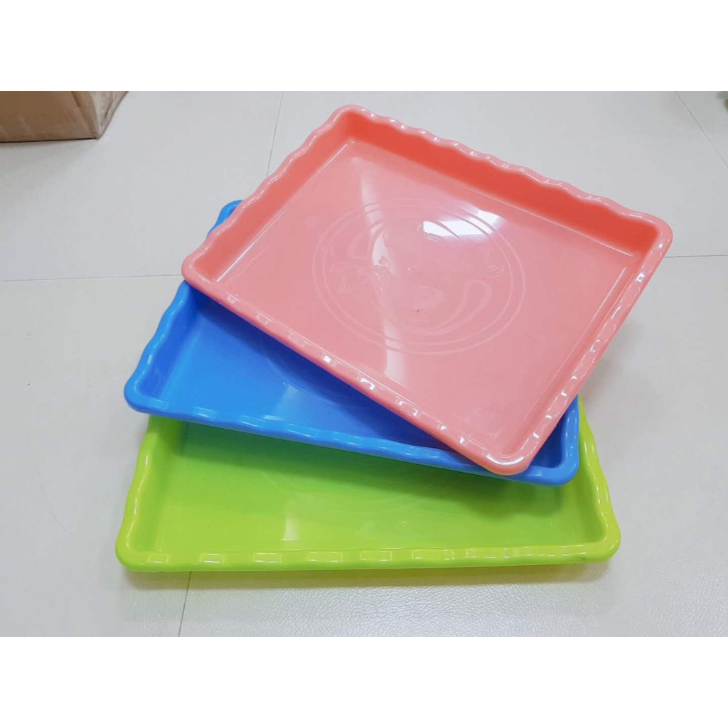 15" INCHES PLASTIC FAST FOOD TRAY/ MULTIPURPOSE TRAY/ FRUIT TRAY