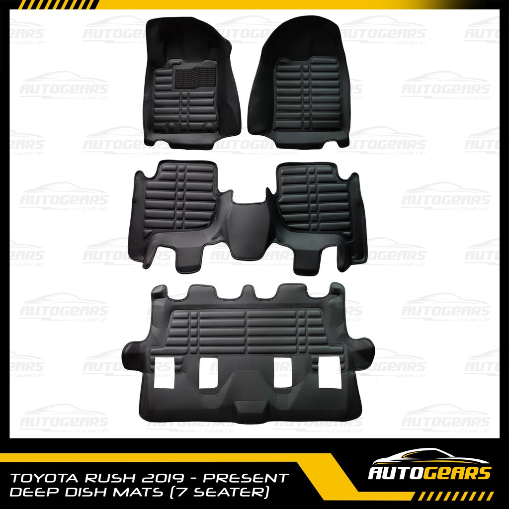 Toyota Rush 7 Seater (2018 2021) Deep Dish Mats / Matting Shopee