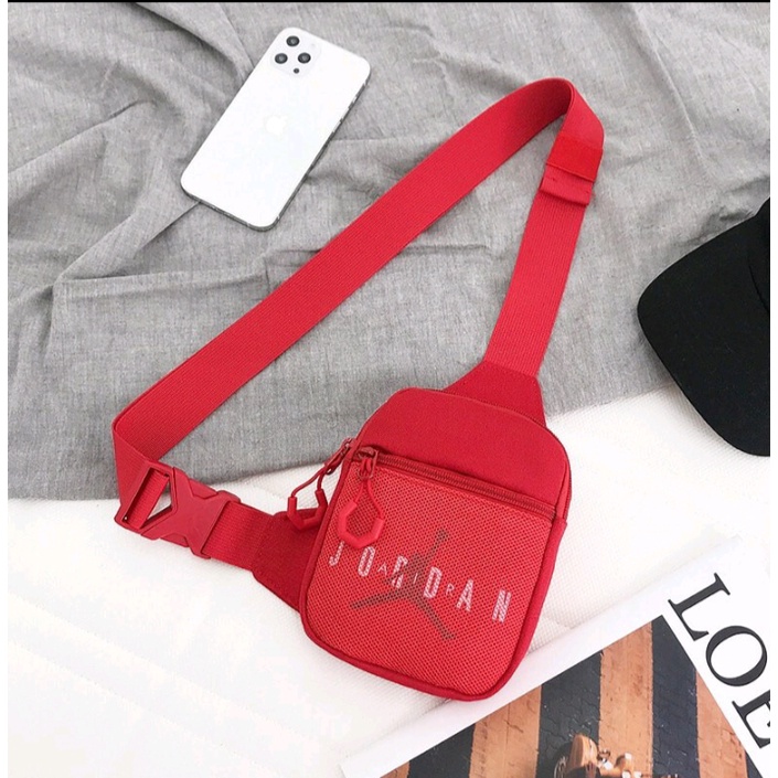 Jordan sling bag unisex saktong sakto ang mga small things Shopee