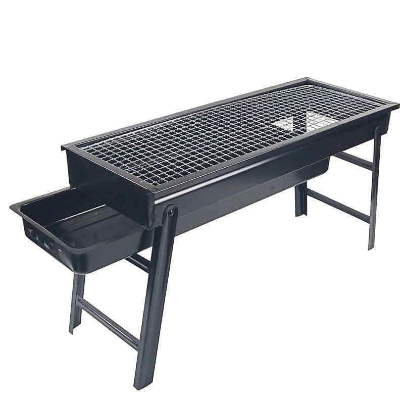 SJW Cold rolled steel folding barbecue grill outdoor charcoal grill