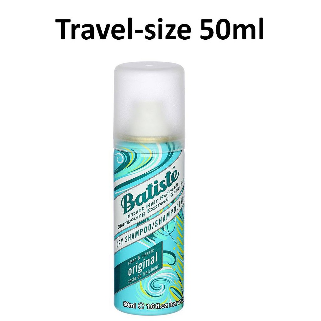 Batiste Dry Shampoo travelsize 50ml Shopee Philippines
