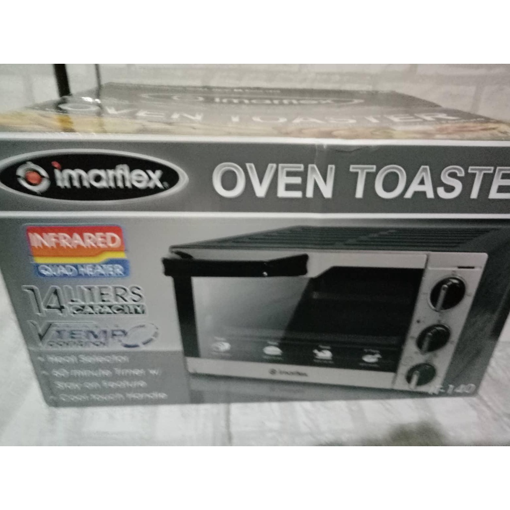 Imarflex IT140 Oven Toaster (LIFETIME SERVICE WARRANTY) Shopee
