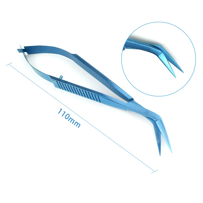 Universal 16mm Tip Castroviejo Keratoplasty Scissors Autoclavable