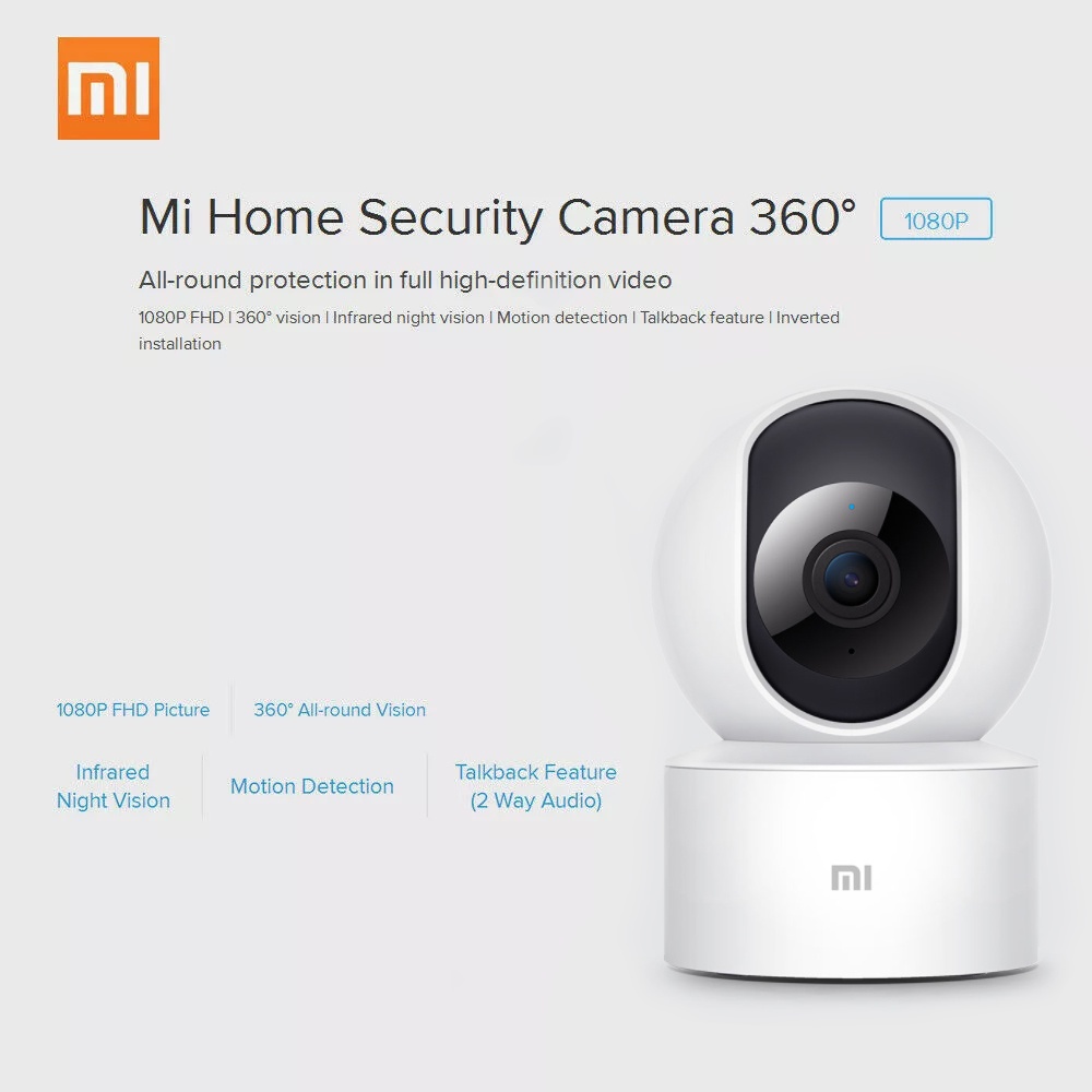 Xiaomi Mi home security camera SE 360° 1080P Night Vision WiFi Indoor