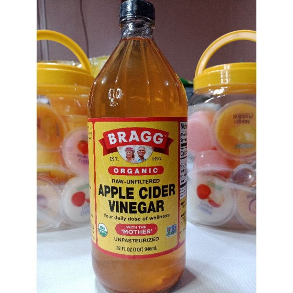 Bragg Apple Cider Vinegar (946ml) Shopee Philippines