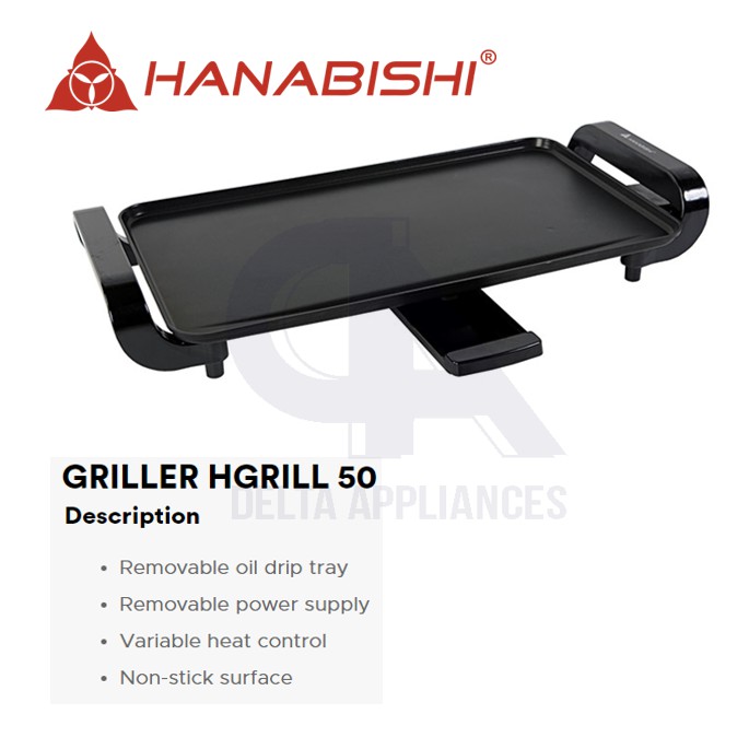 Hanabishi Electric Grill HGRILL 50 Shopee Philippines