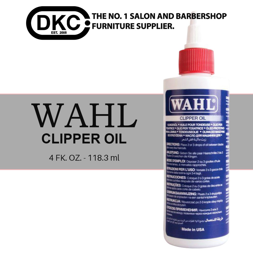 DKC Wahl Professional Hair Clipper Oil Blade 4 oz /118 ml for Clipper