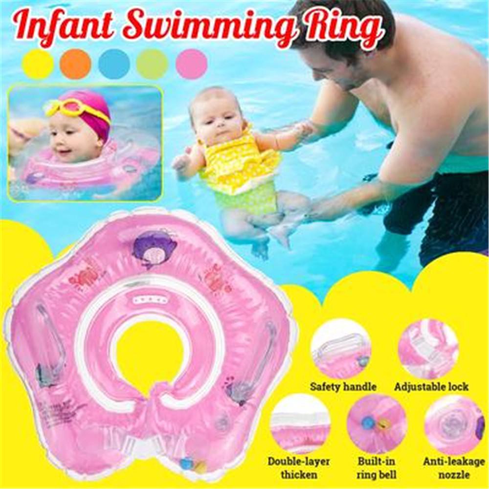 Baby Collar Newborn Collar Baby Swimming Ring Light Children Bath