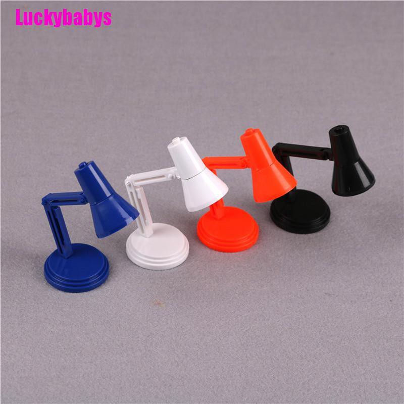 Luckybabys Mini Led Reading Lamp Toy for 1/12 Dollhouse Toy Accessories