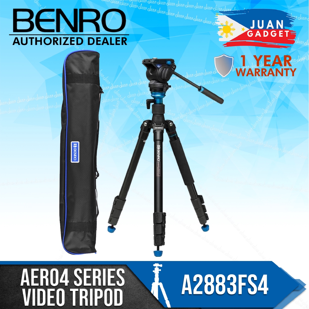 Benro A2883FS4 Aero 4 Video Travel Angel Tripod Kit with