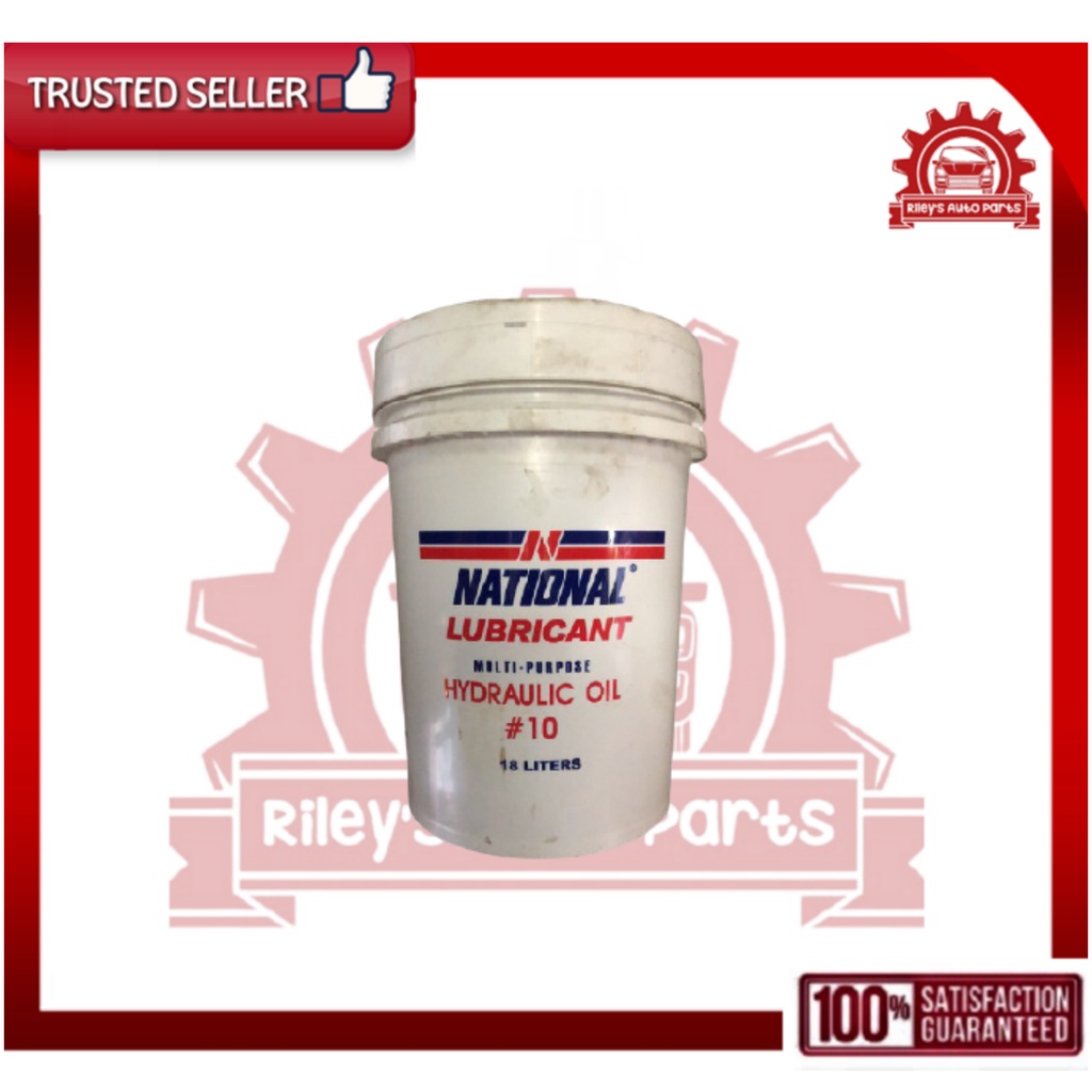 NATIONAL HYDRAULIC OIL 10 PAIL(18liters) Shopee Philippines