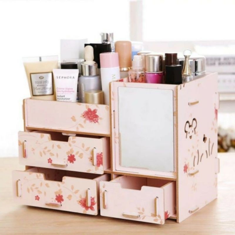 Diy Makeup Organizer Box Saubhaya Makeup