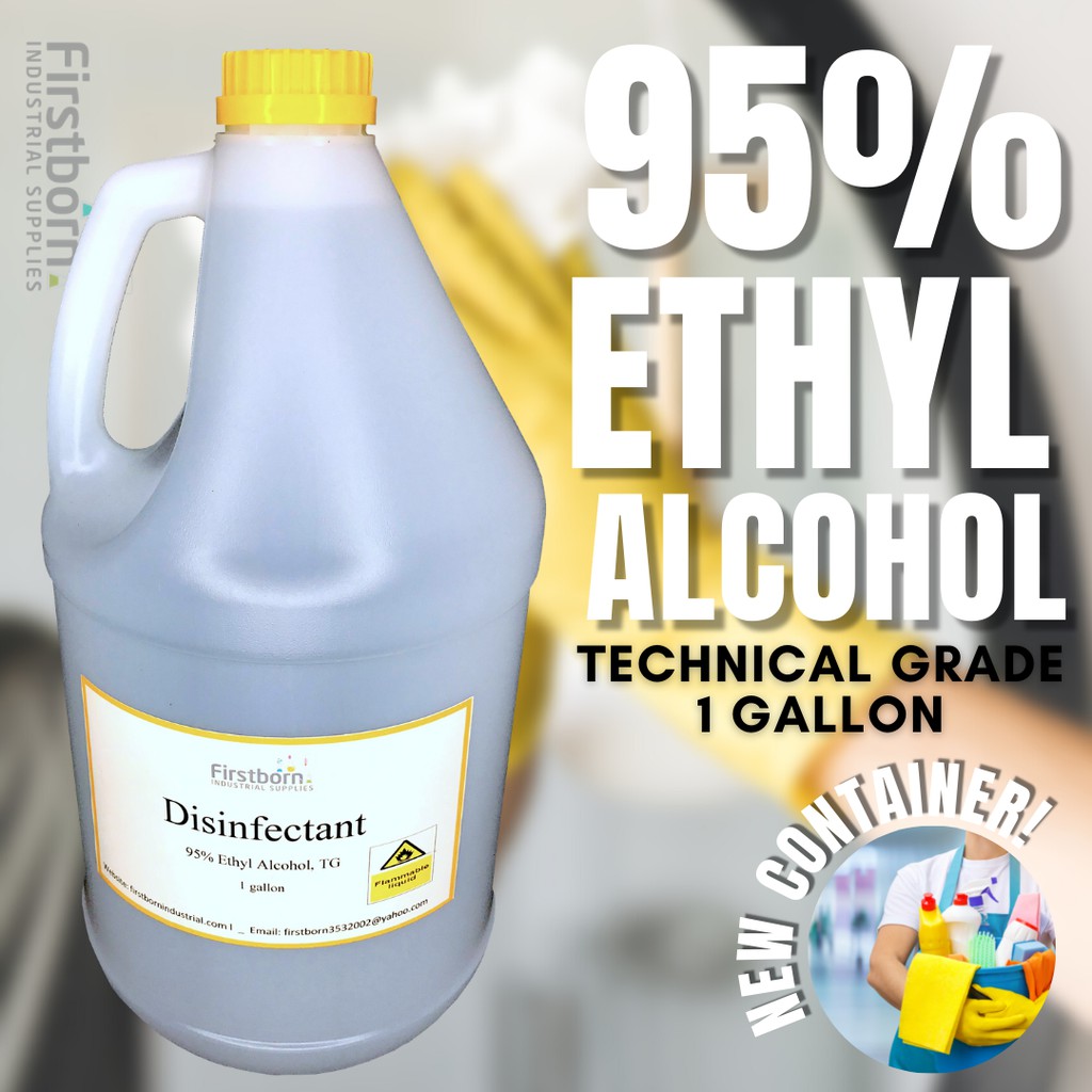 Firstborn 95 Ethyl Alcohol _ 1 GALLON Disinfectant technical grade