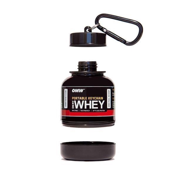 On My Whey (OMW) Whey Protein Powder Keychain Gold Standard Shopee